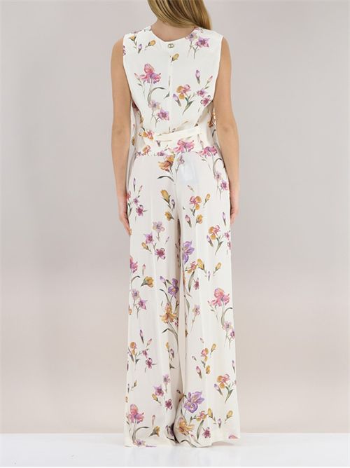 Gilet in crêpe de Chine a fiori TWINSET | TP2777/12329